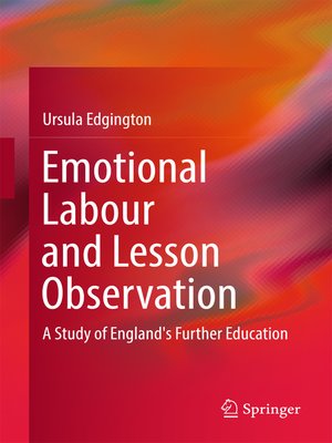 cover image of Emotional Labour and Lesson Observation